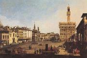 Bernardo Bellotto Piazza della Signoria in Florence (mk08) Spain oil painting artist